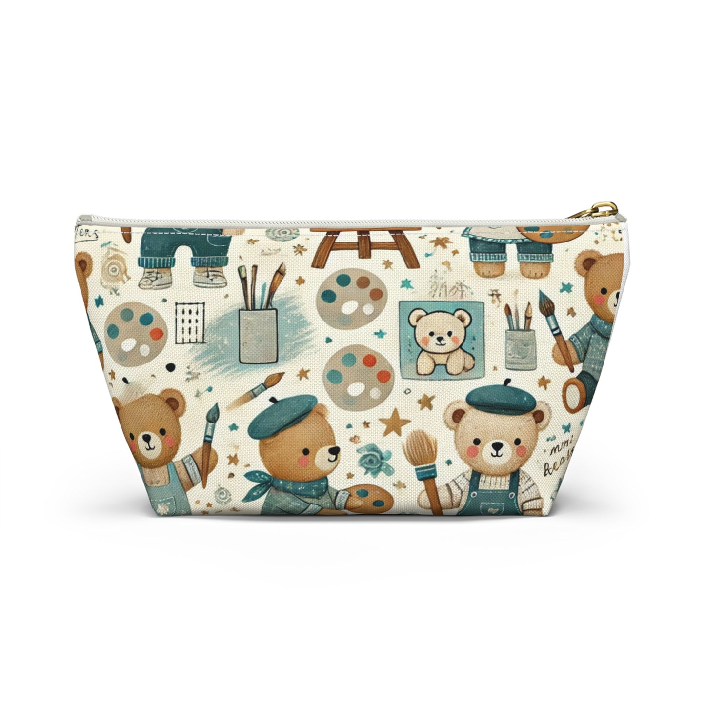 Art-Inspired Bear Accessory Pouch