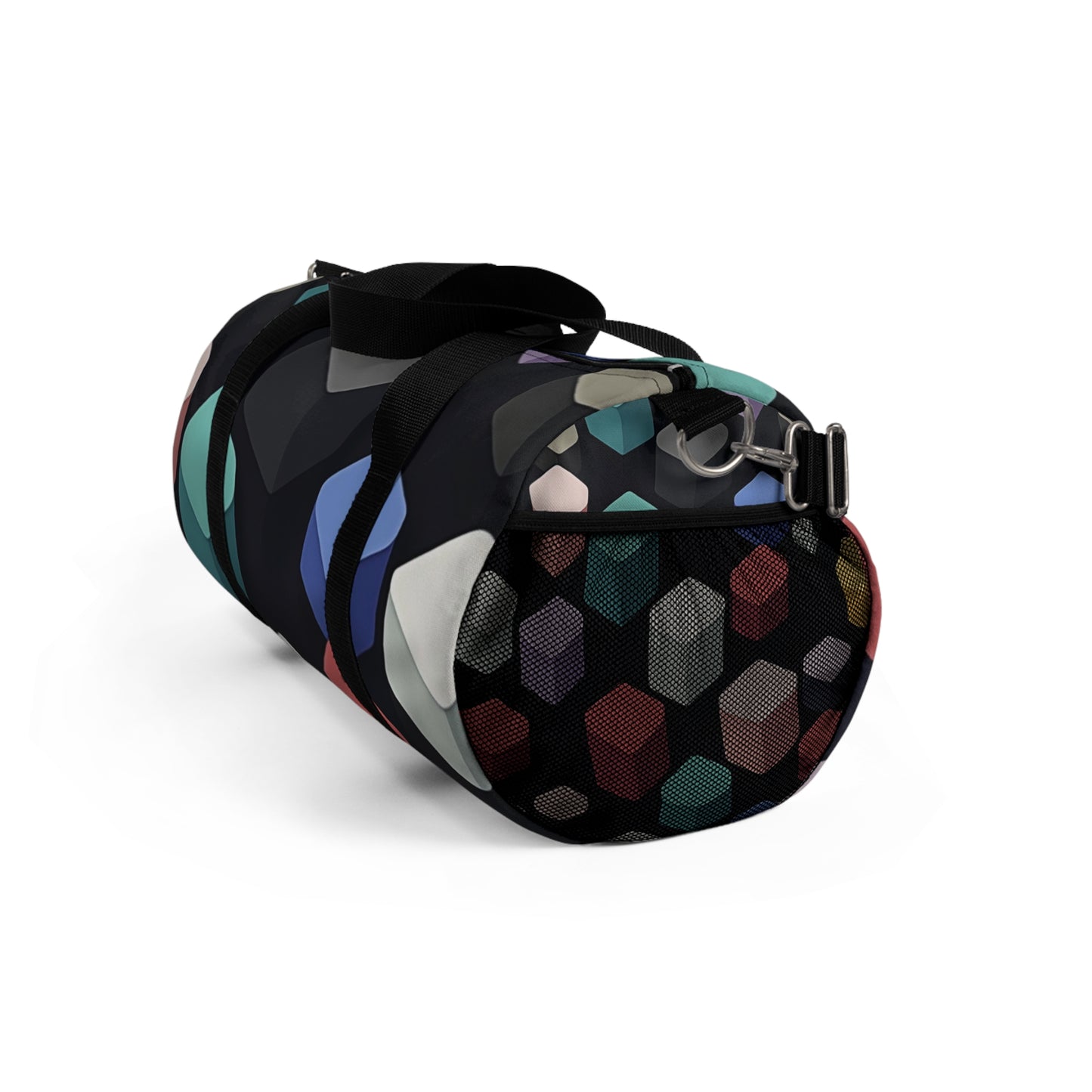 Colorful Geometric Duffel Bag - Stylish Travel Companion for Gym and Weekend Getaways