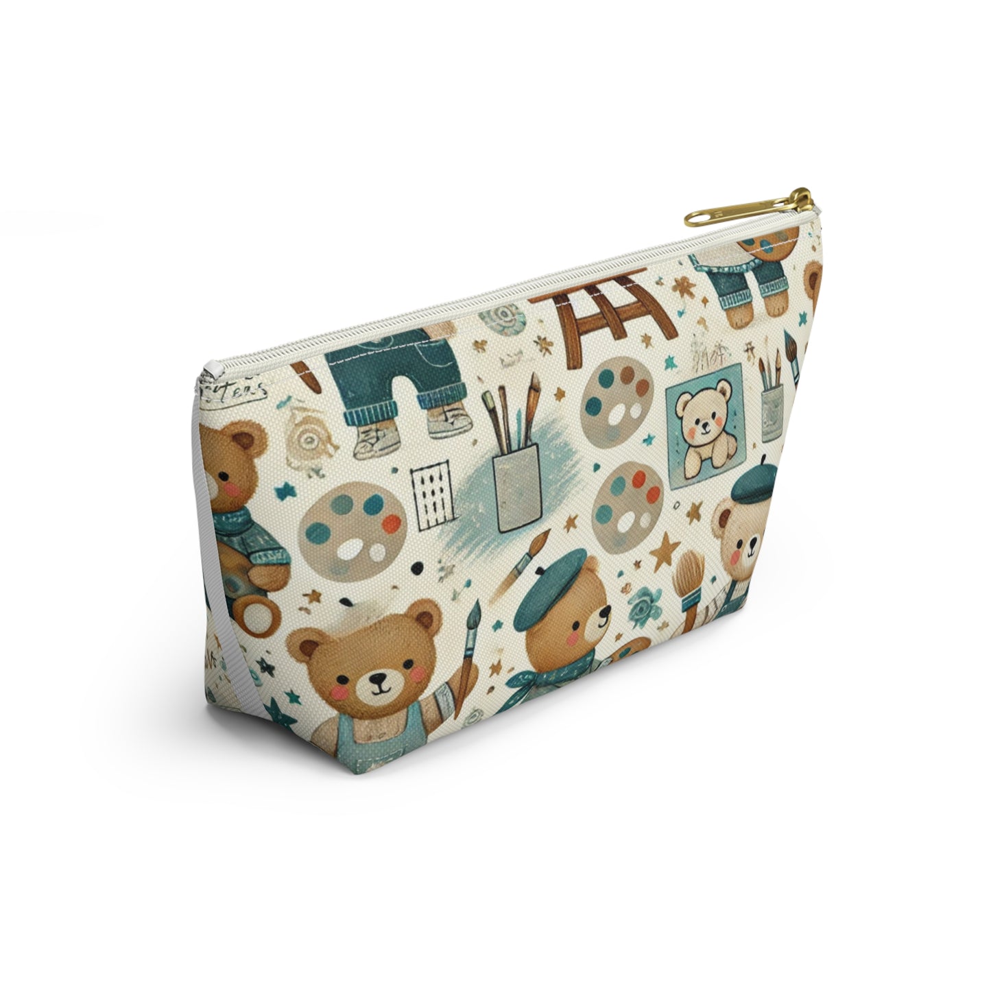Art-Inspired Bear Accessory Pouch
