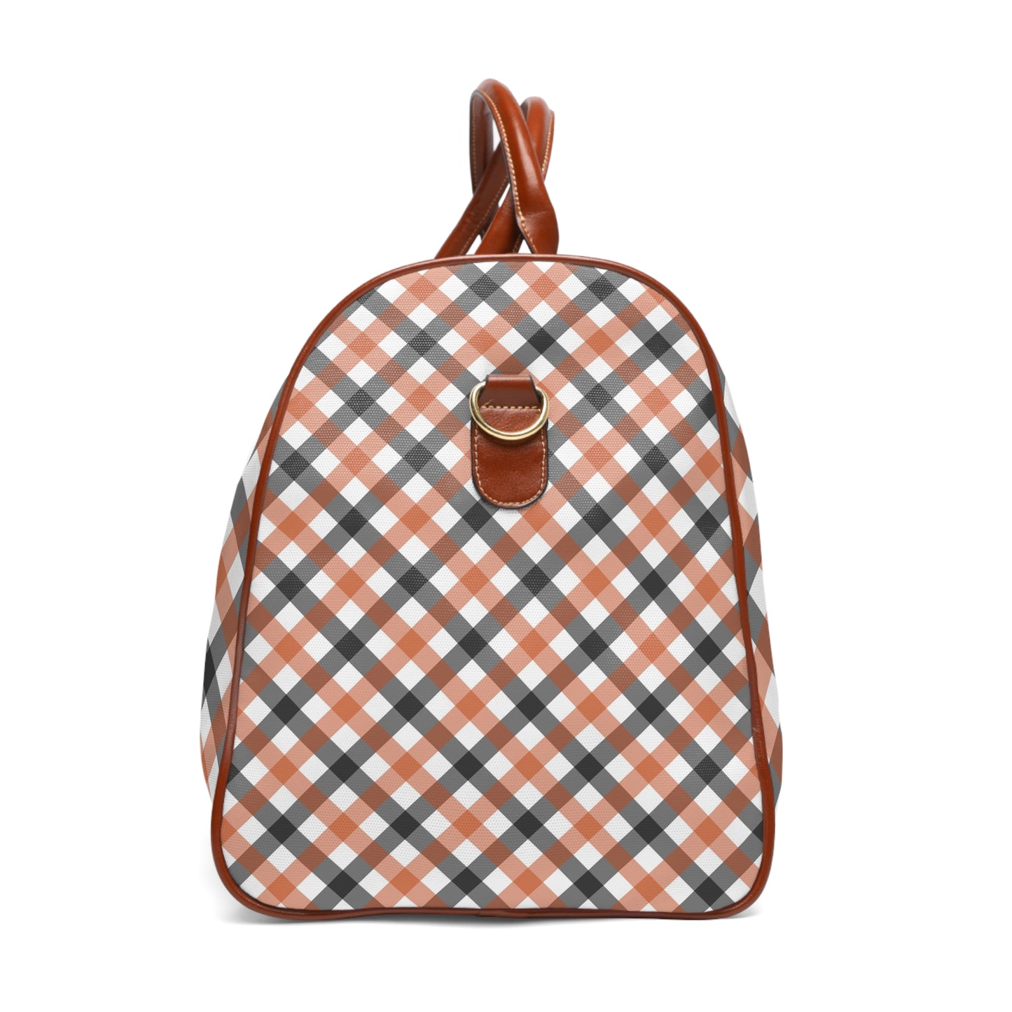 Stylish Plaid Waterproof Duffle Bag - Perfect for Any Occasion