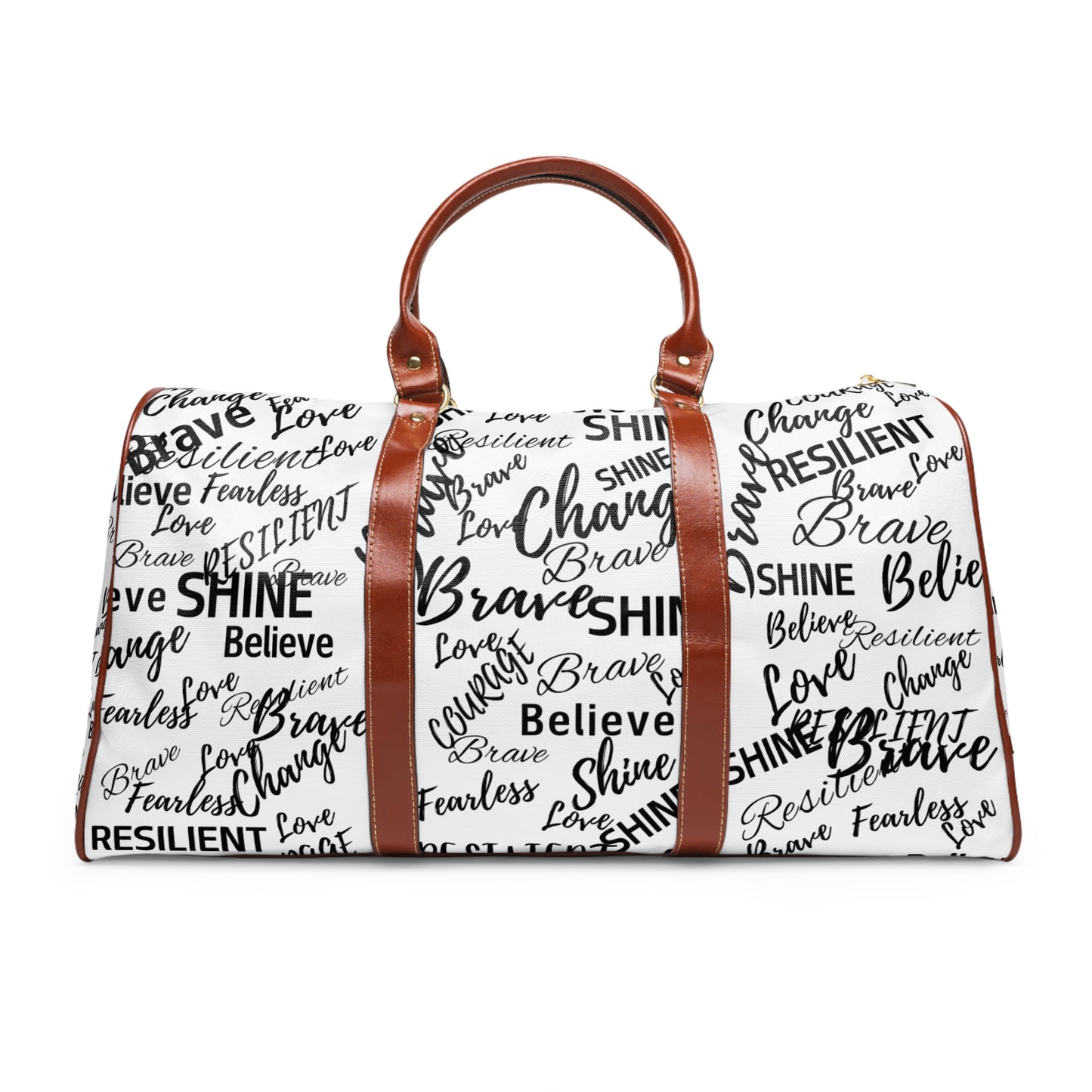 Waterproof Travel Bag Empowerment-Inspired Travel Bag – Stylish, Durable, and Motivational Inspirational Bold Affirmations for Fearless Adventurers