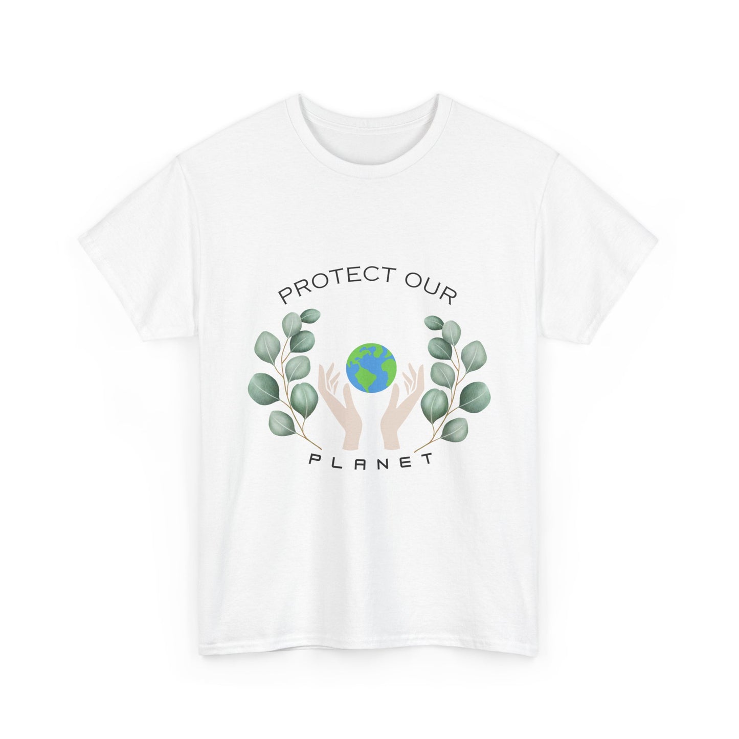 Protect Our Planet Unisex Heavy Cotton Tee - Eco-Friendly Earth Day Shirt