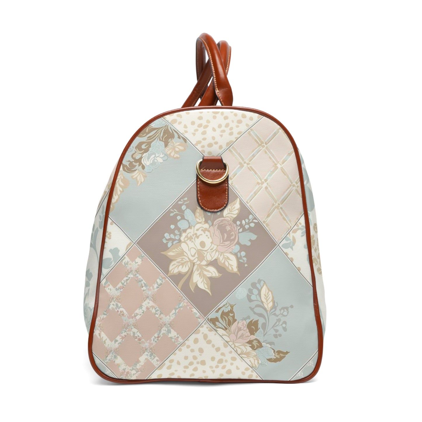 Chic Vintage Floral Weekender Timeless Waterproof Travel Bag - Stylish & Functional for Every Adventure