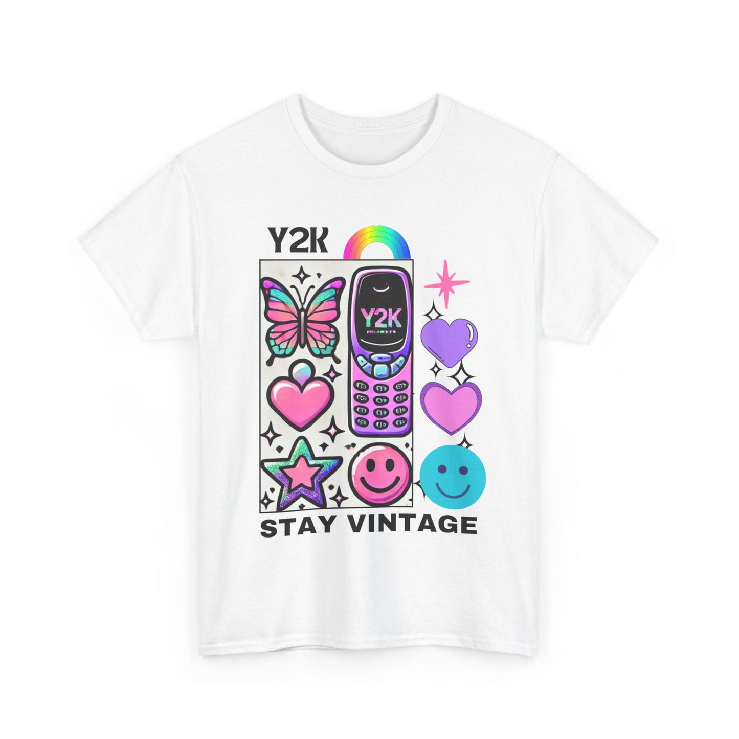 Y2K Vintage Graphic T-Shirt - Stay Vintage Retro Tee
