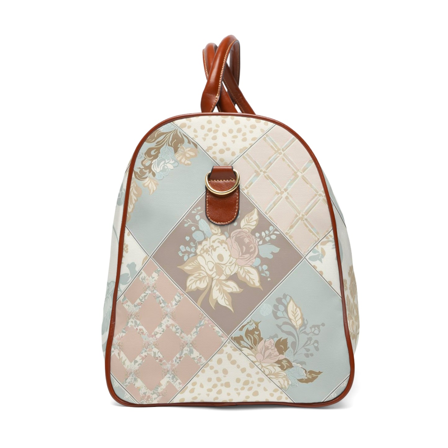 Chic Vintage Floral Weekender Timeless Waterproof Travel Bag - Stylish & Functional for Every Adventure
