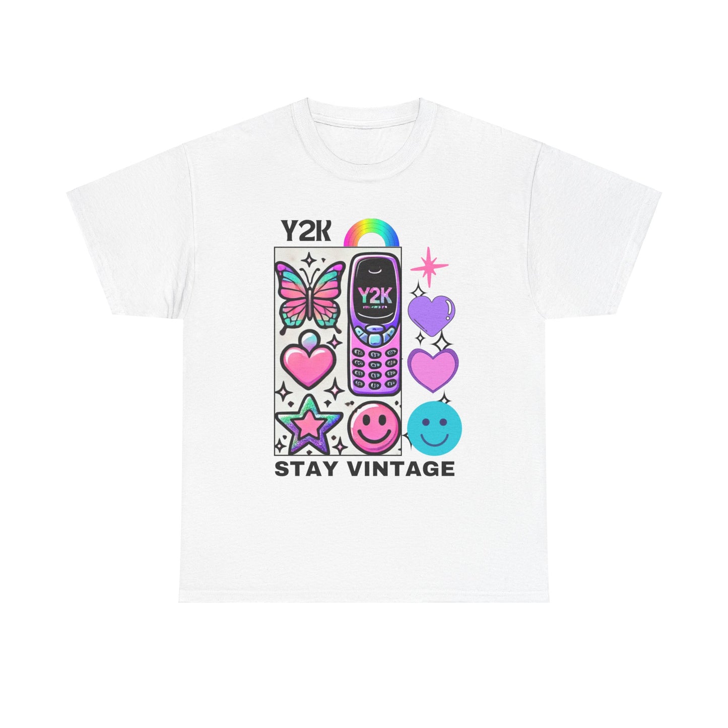 Y2K Vintage Graphic T-Shirt - Stay Vintage Retro Tee