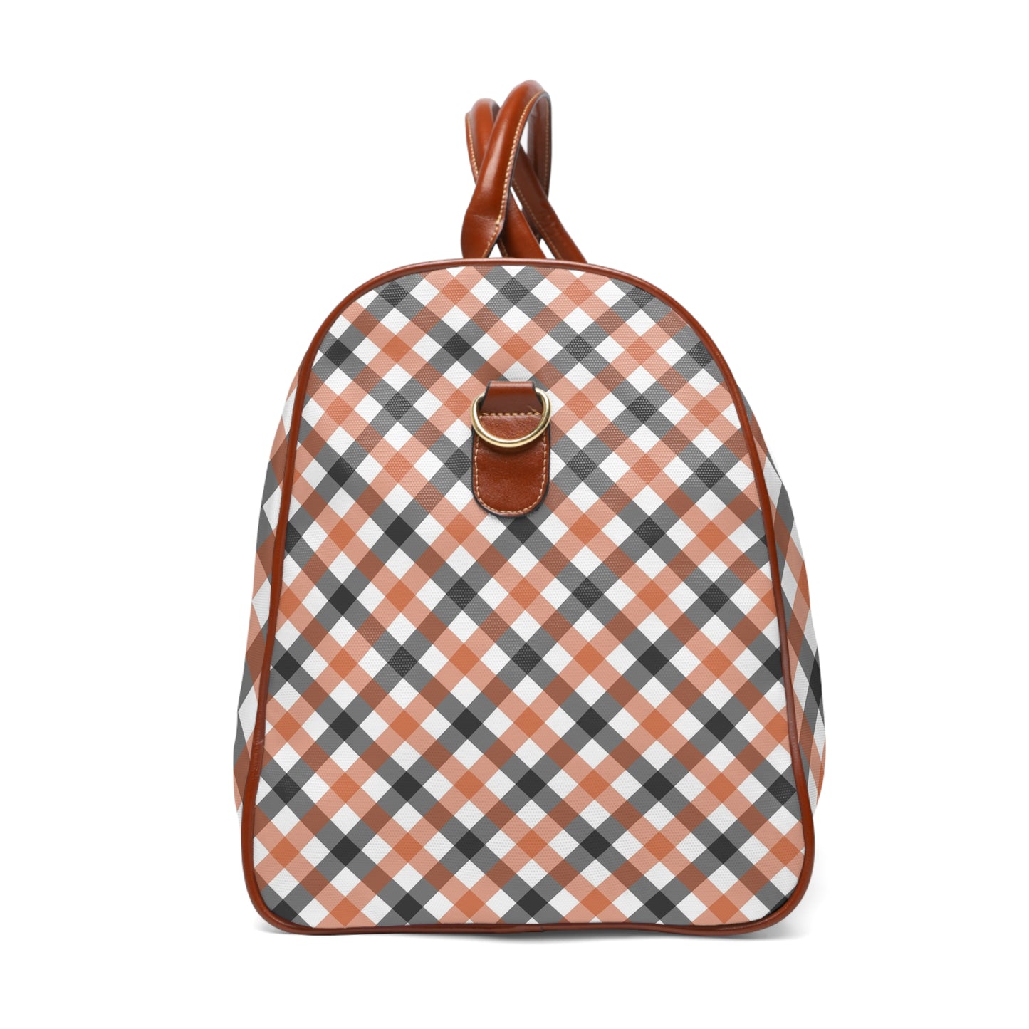 Stylish Plaid Waterproof Duffle Bag - Perfect for Any Occasion