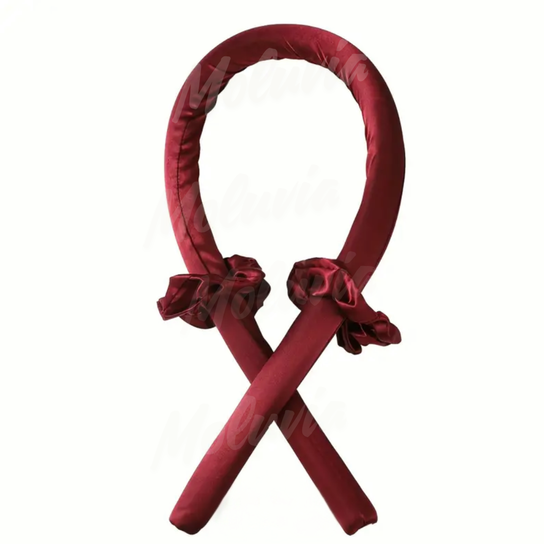 Heatless Satin Curling Set & Scrunchies - Effortless Curls for Luxurious Hair