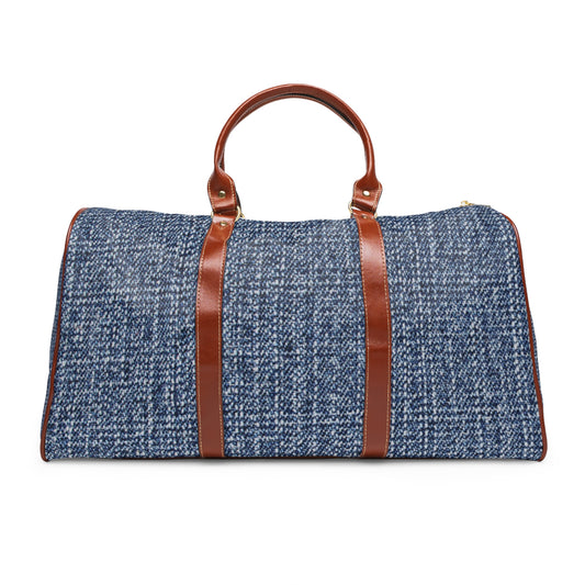 Classic Denim-Inspired Duffel Bag Waterproof Travel Bag