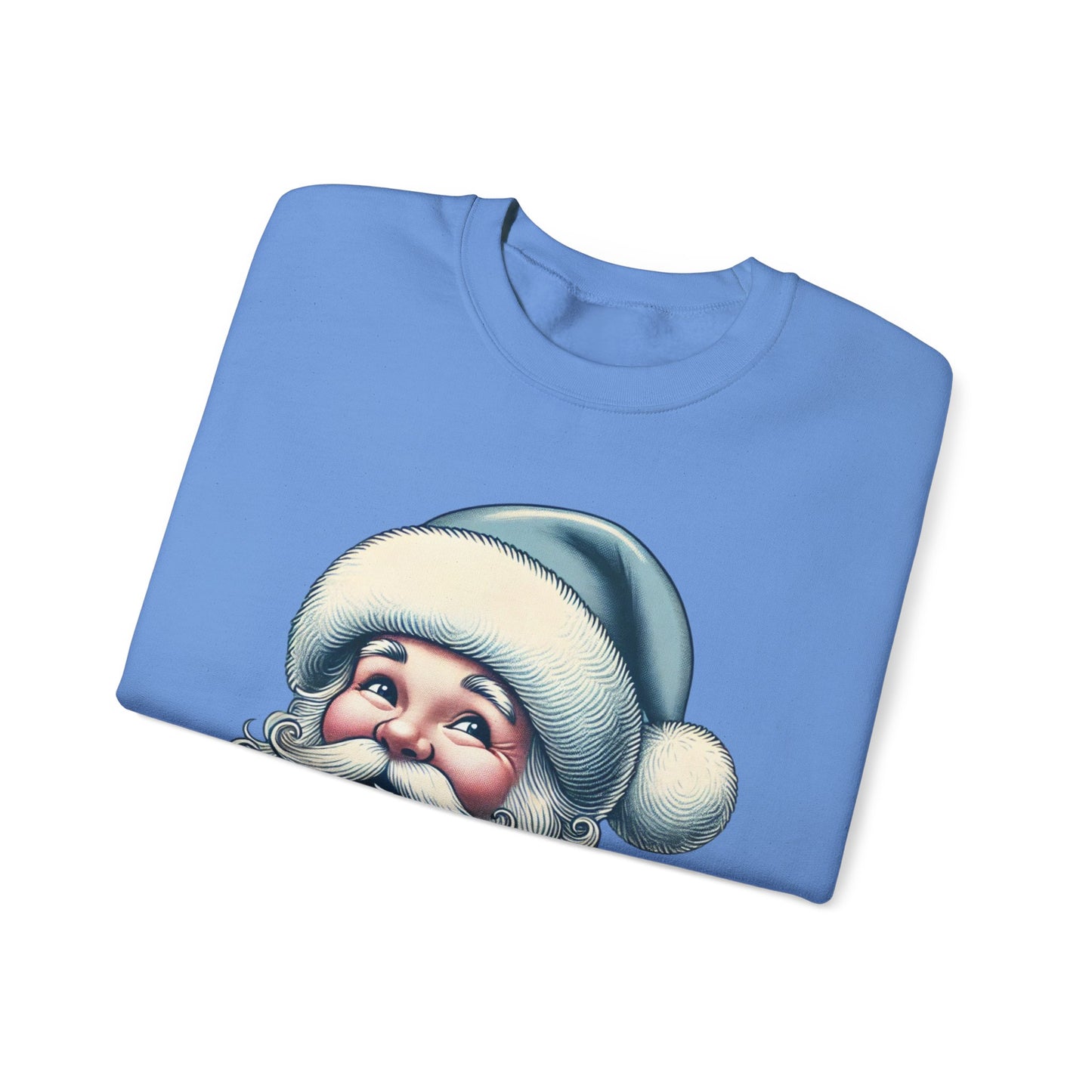 Vintage Santa Christmas Crewneck Sweatshirt – Festive Holiday Apparel