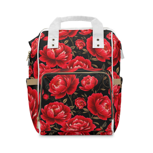 Stylish Elegant Floral Backpack-Style Meets Multiple Functionality