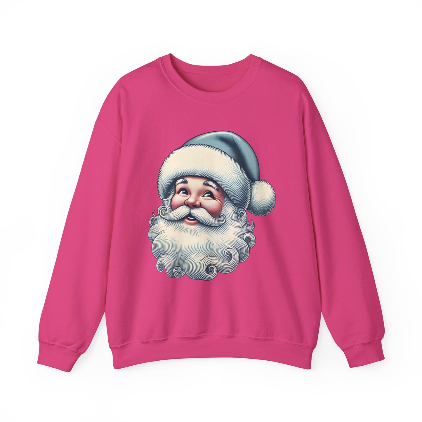 Vintage Santa Christmas Crewneck Sweatshirt – Festive Holiday Apparel