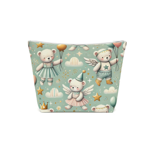 Whimsical Bear Cosmetic Themed Multipurpose Pouch - For All Ages, Not Just Babies!