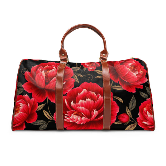 Vibrant Floral Waterproof Travel Bag for Adventurous Souls