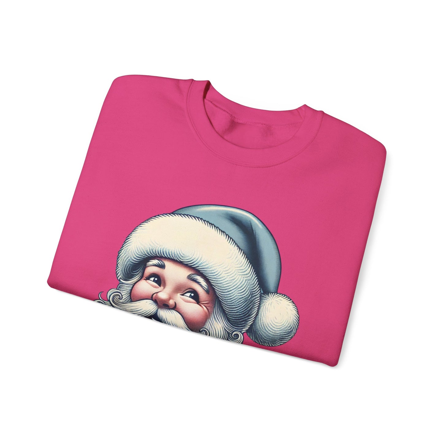 Vintage Santa Christmas Crewneck Sweatshirt – Festive Holiday Apparel