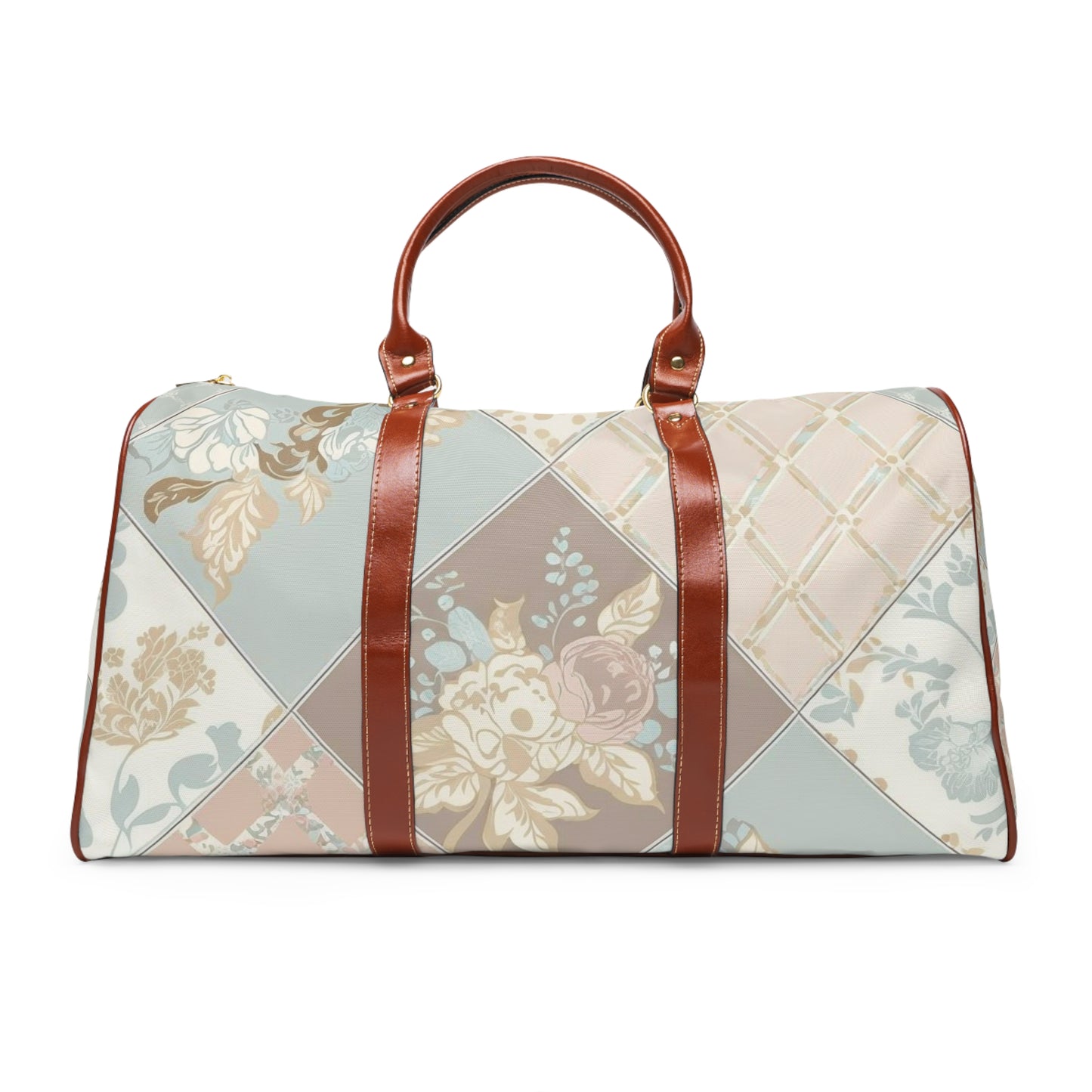 Chic Vintage Floral Weekender Timeless Waterproof Travel Bag - Stylish & Functional for Every Adventure