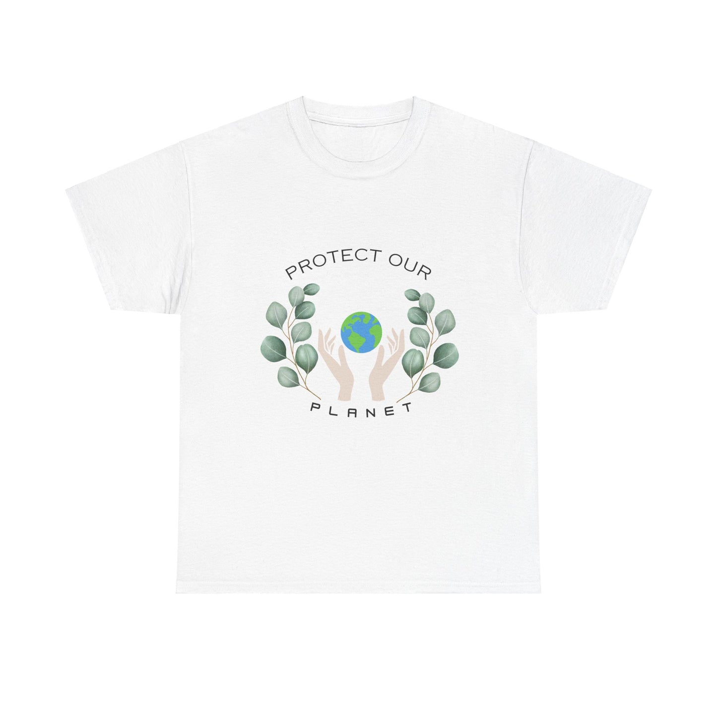 Protect Our Planet Unisex Heavy Cotton Tee - Eco-Friendly Earth Day Shirt