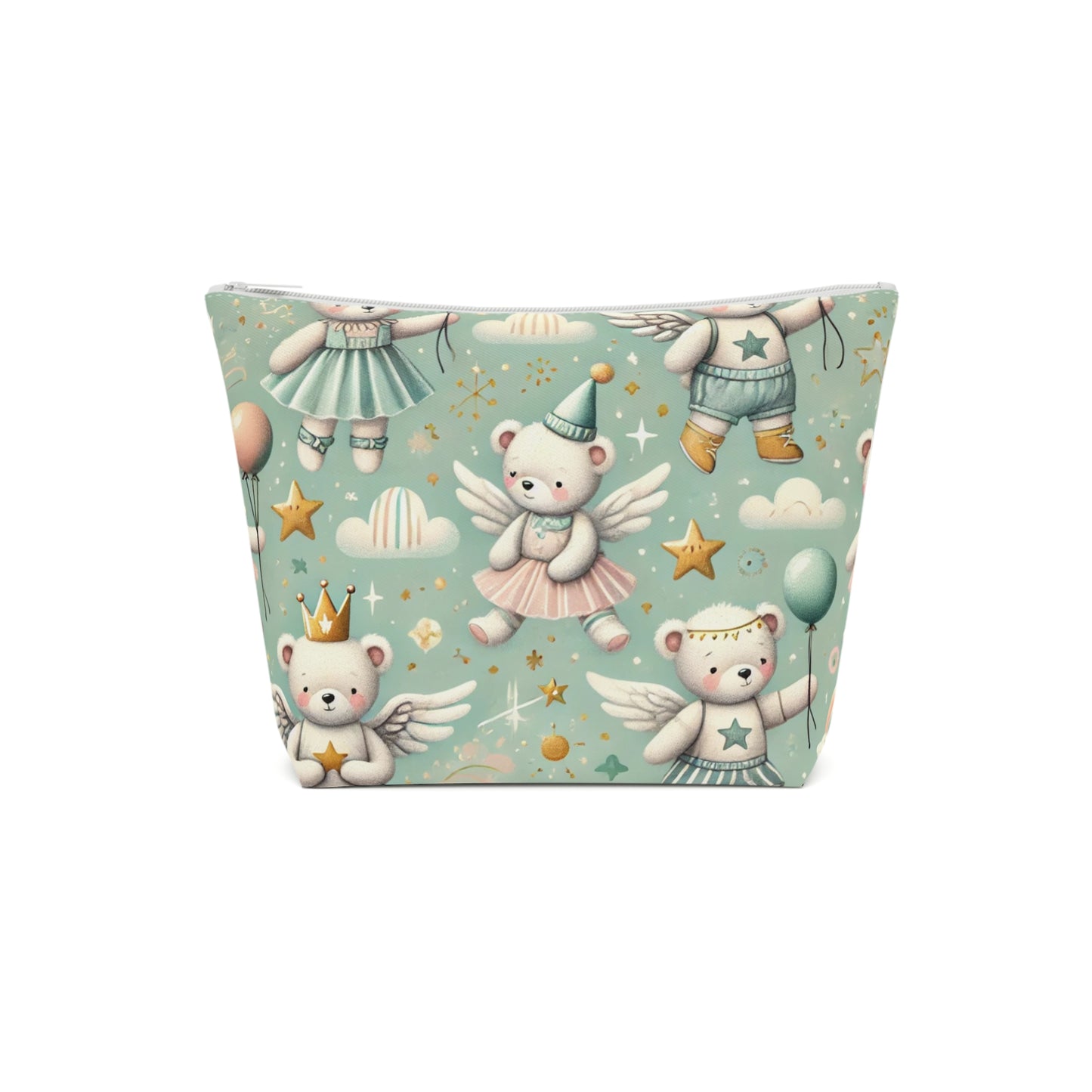 Whimsical Bear Cosmetic Themed Multipurpose Pouch - For All Ages, Not Just Babies!