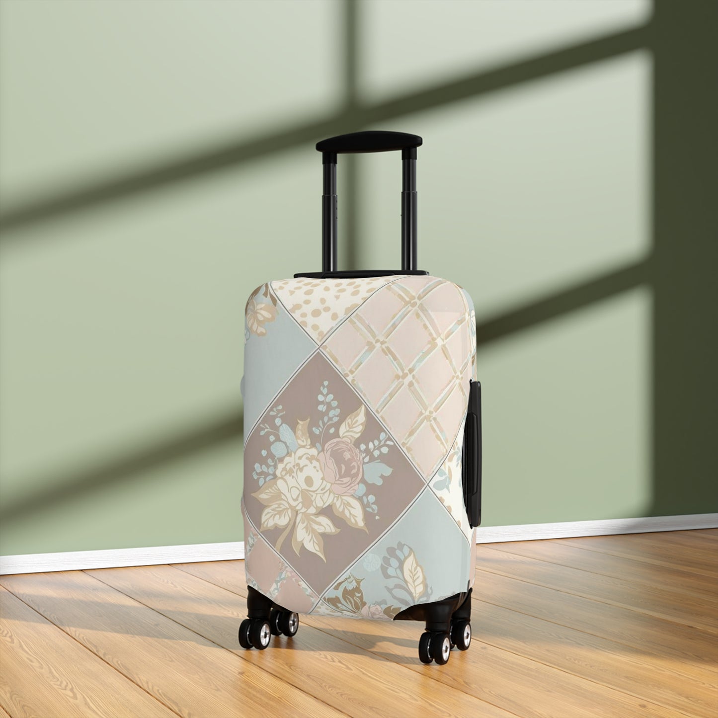 Floral Pattern Luggage Cover - Stylish Travel Accessory for Wanderlust Enthusiasts
