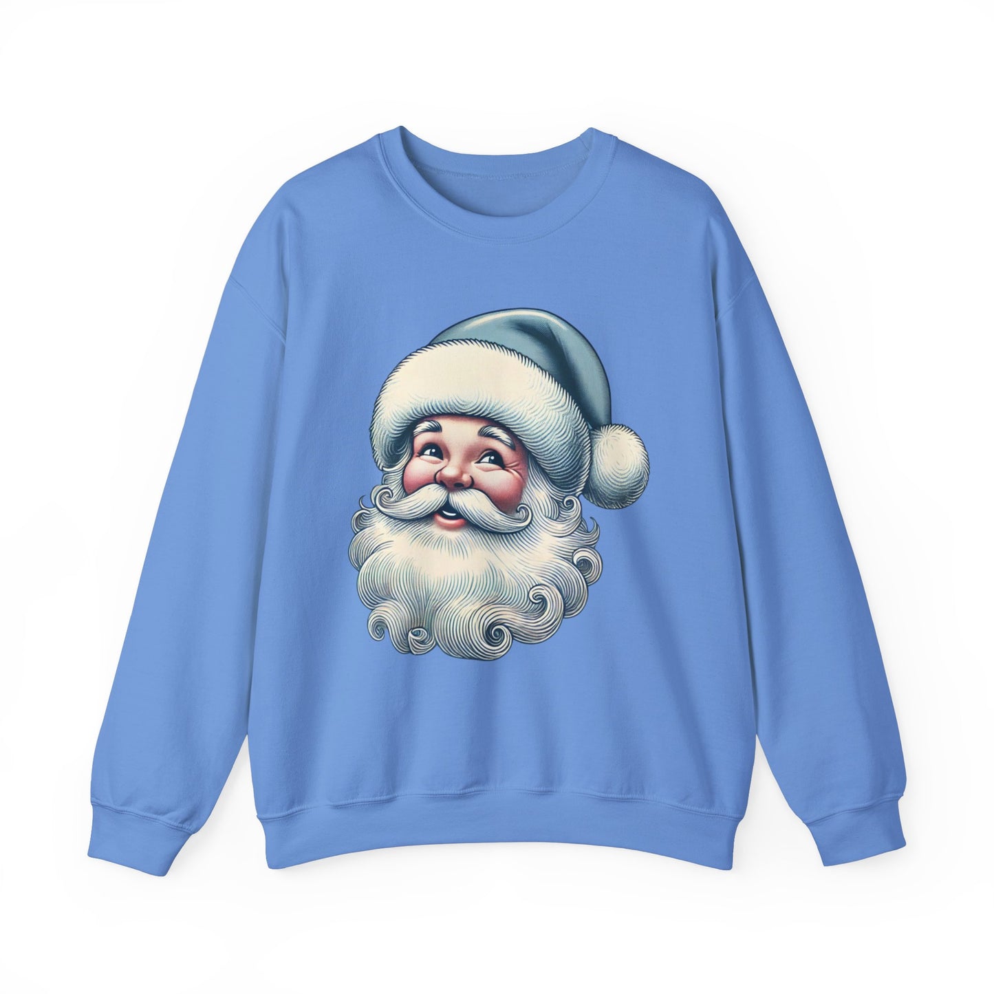 Vintage Santa Christmas Crewneck Sweatshirt – Festive Holiday Apparel