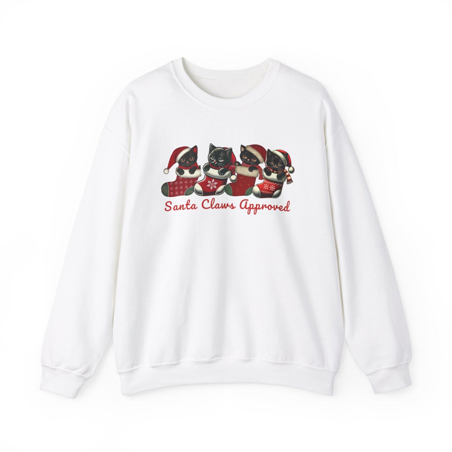 Santa Claws Approved Unisex Crewneck Sweatshirt